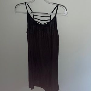 Black tank top